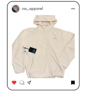 TNA Off-White Fleece Hoodie